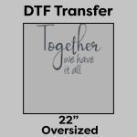 DTF Transfer 22" Thumbnail