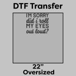 DTF Transfer 22" Thumbnail